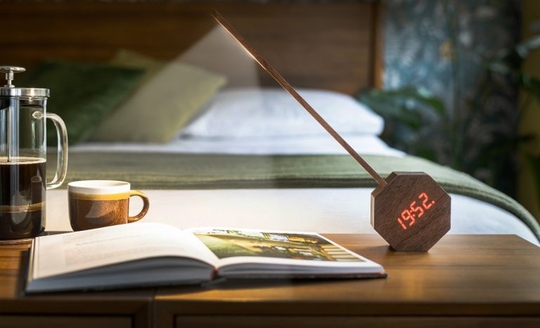 Octagon One Plus Portable Alarm Clock Desk Light