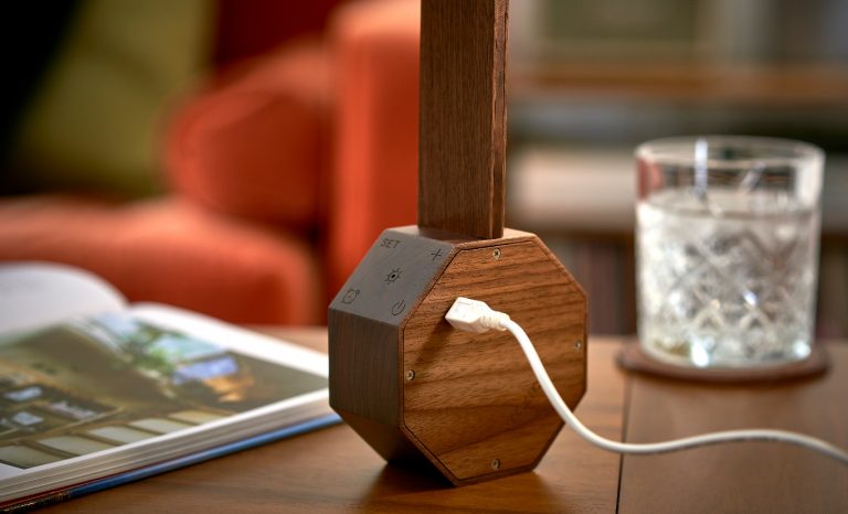 Octagon One Plus Portable Alarm Clock Desk Light