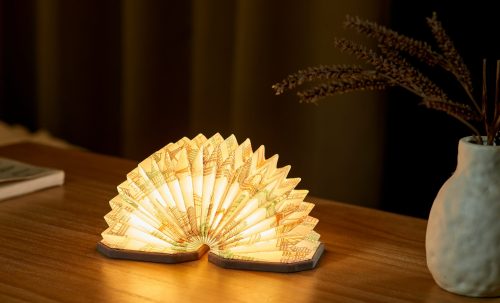 Velvet Accordion Lamp
