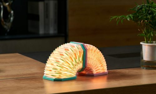 Velvet Accordion Lamp