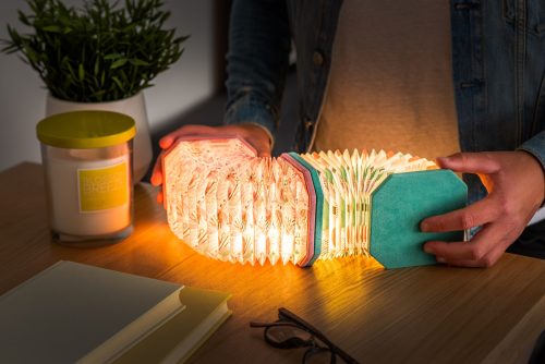 Velvet Accordion Lamp