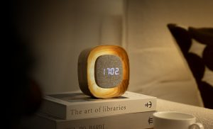 Lumos Clock - Square White Ash